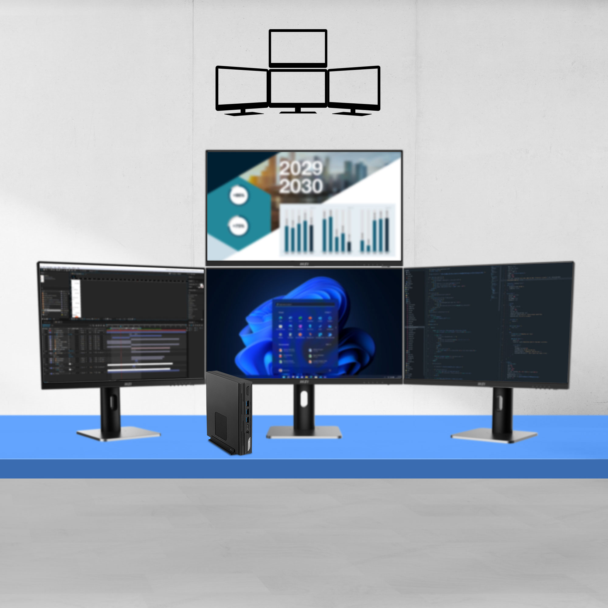MSI PRO DP10 13M Desktop Computer